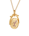 fable-england-l-initial-lavender-gold-halskette-initial image 7