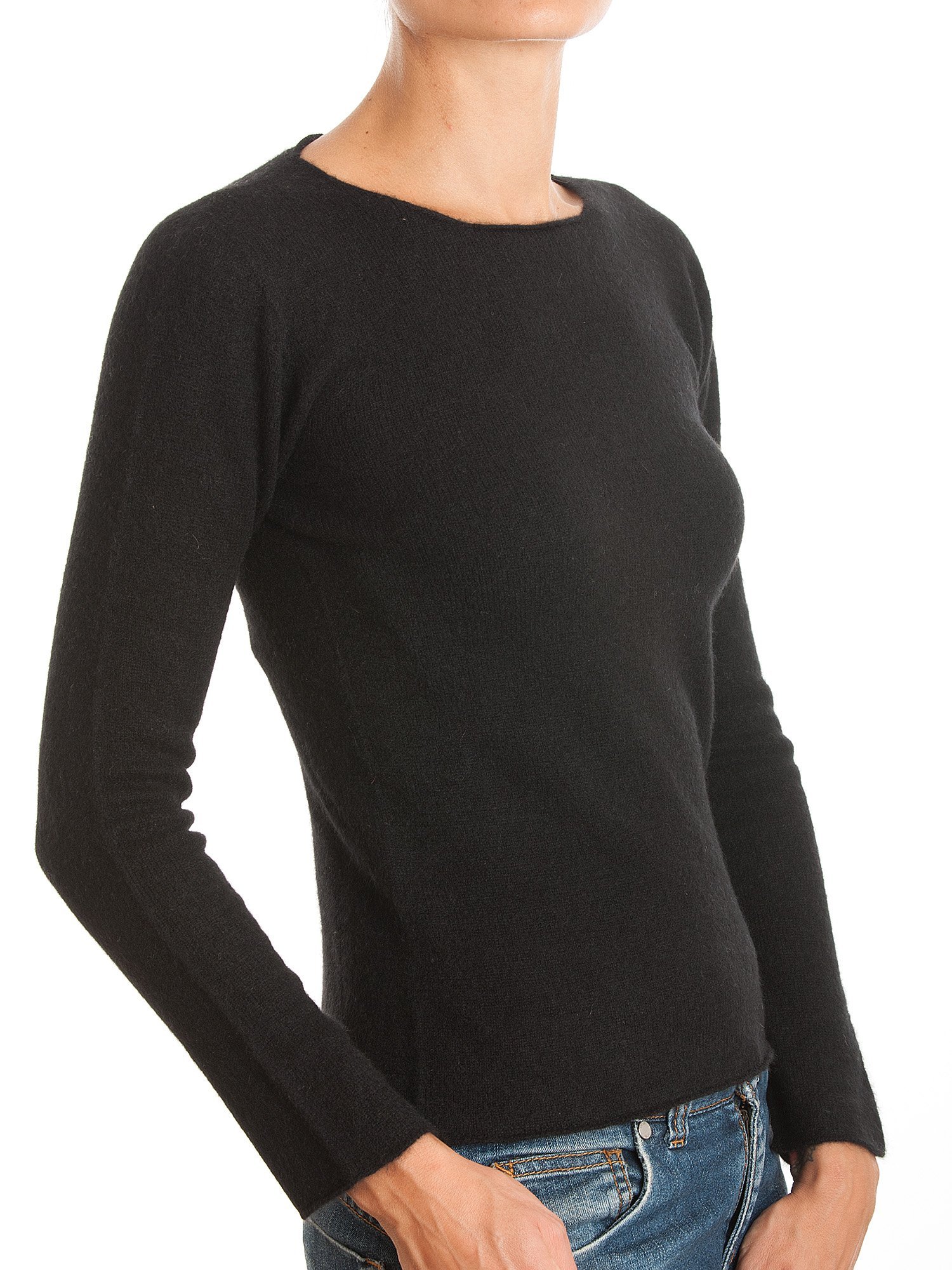 dalle-piane-cashmere-sweater-rundhals-100-kaschmir-damen image 2