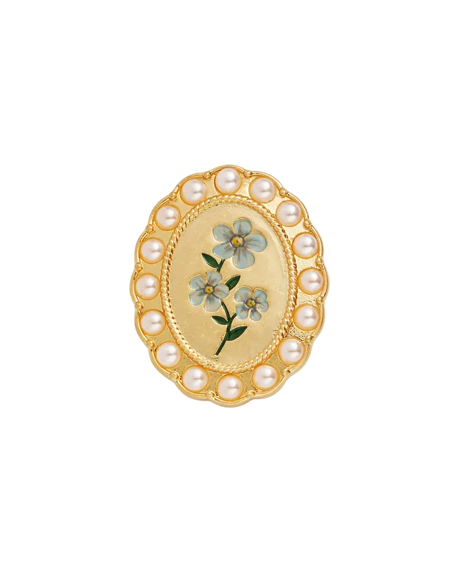 fable-england-forget-me-not-pearl-cameo-brosche-gold image 1