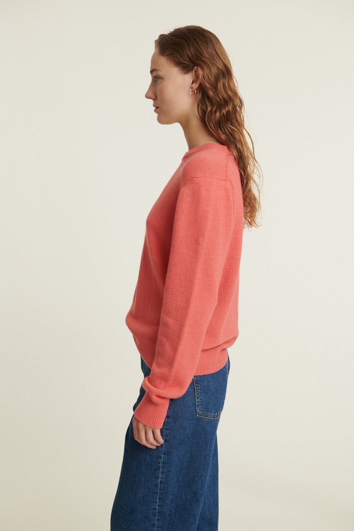 basic-apparel-cady-o-neck-pullover-conch-shell-wolle image 2