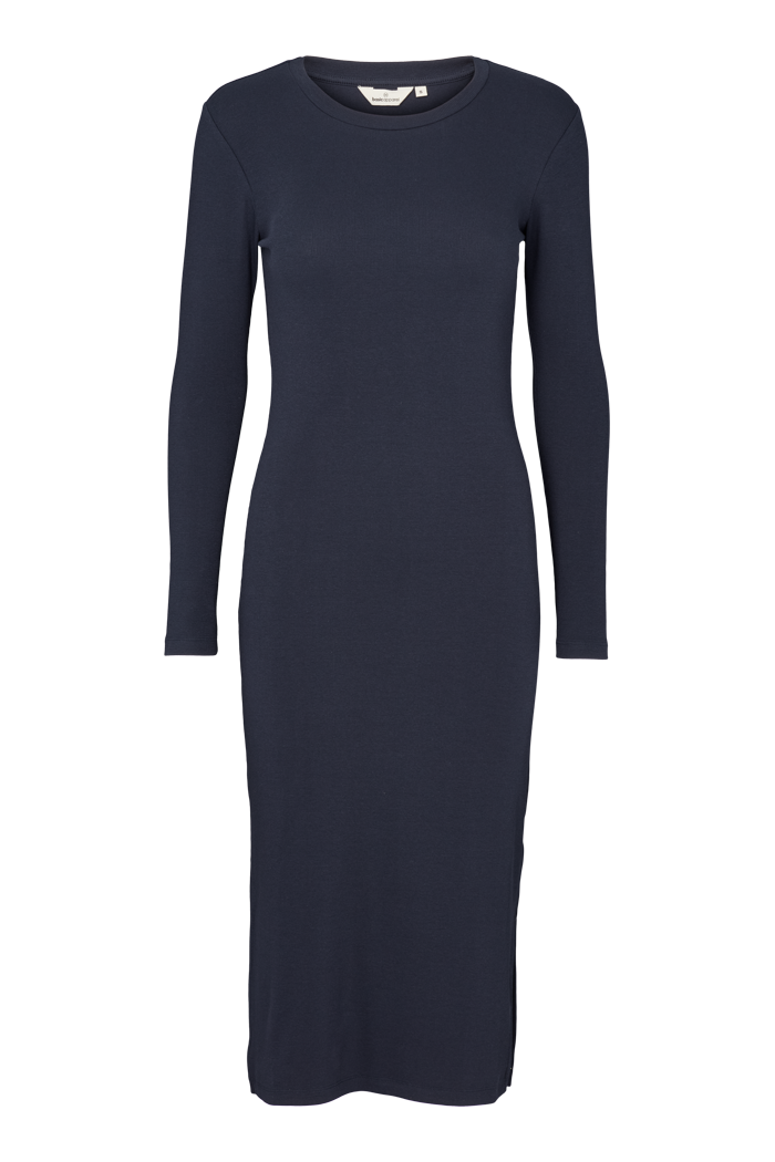 basic-apparel-ludmilla-long-dress-kleid-blau-bio-baumwolle image 1