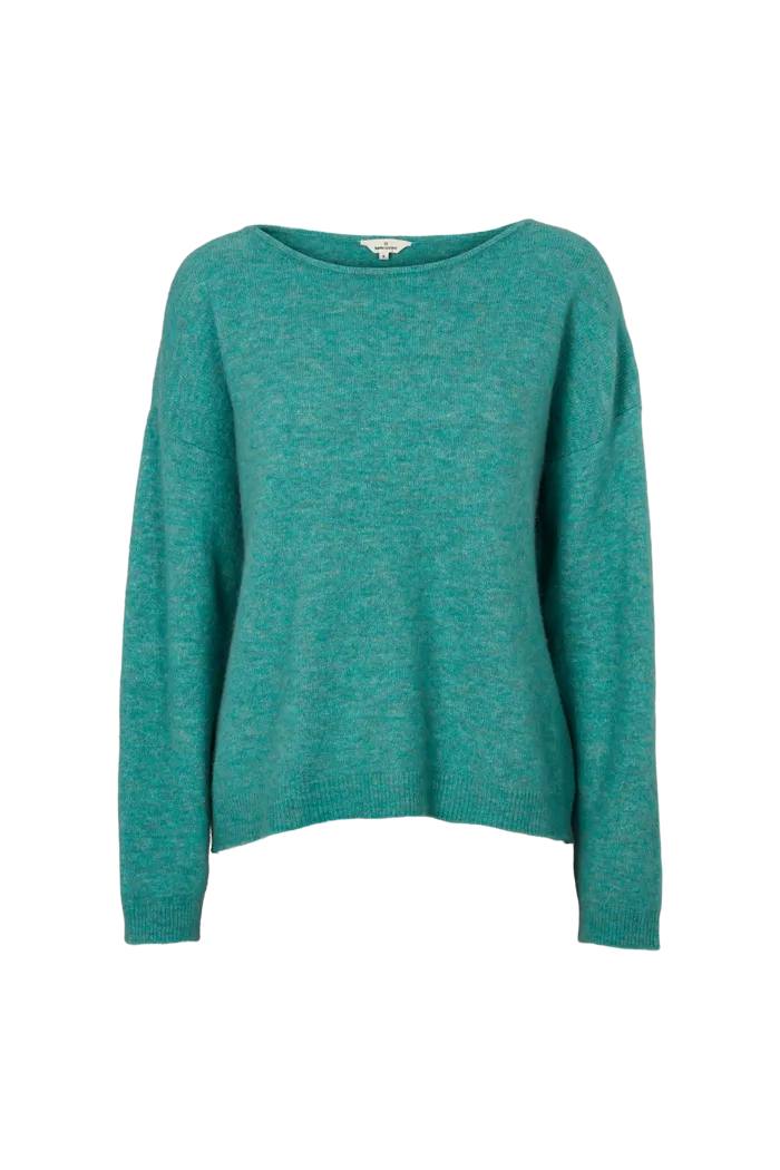 basic-apparel-claudine-scoop-neck-pullover-frosty-spruce-wolle image 1