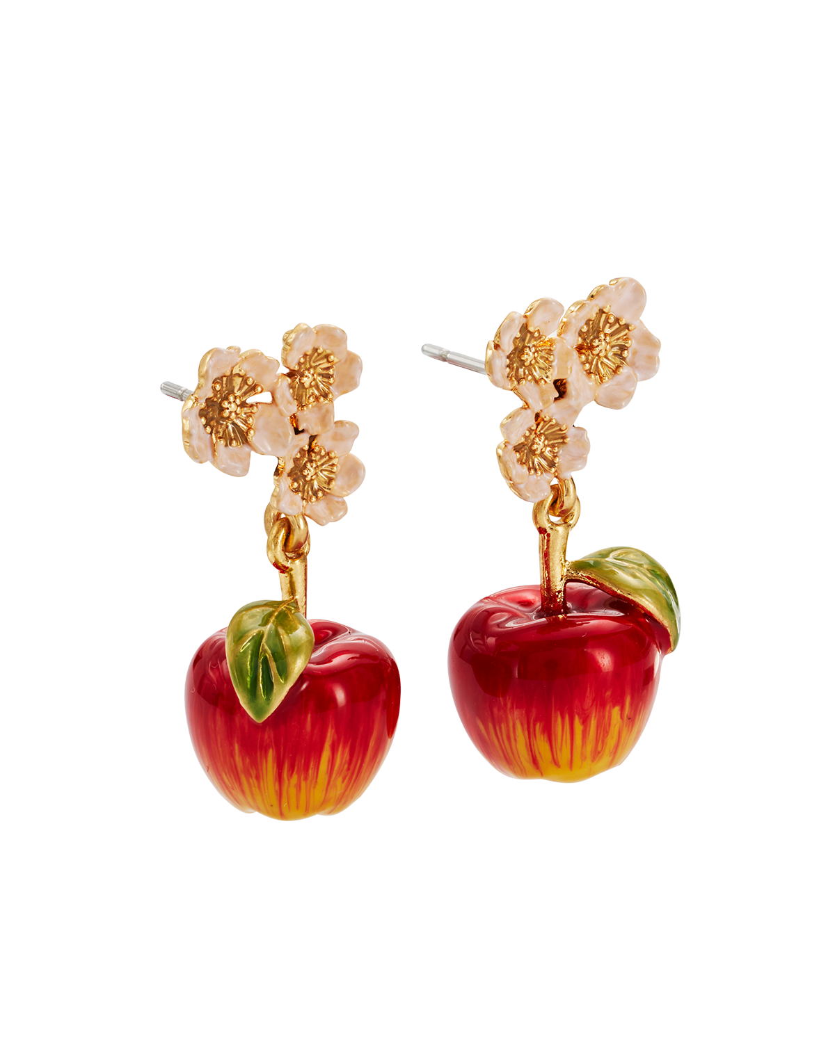 fable-england-jewellery-apple-blossom-ohrringe-gold-apfel image 3