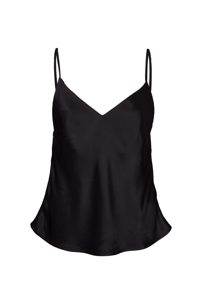 basic-apparel-flora-strap-top-schwarz-viskose-v-ausschnitt image 2