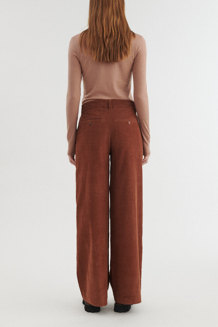 basic-apparel-millu-pants-cordhose-tortoise-bio image 4