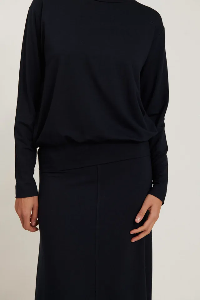 basic-apparel-sadie-blouse-bluse-sky-captain-modal-mix image 1