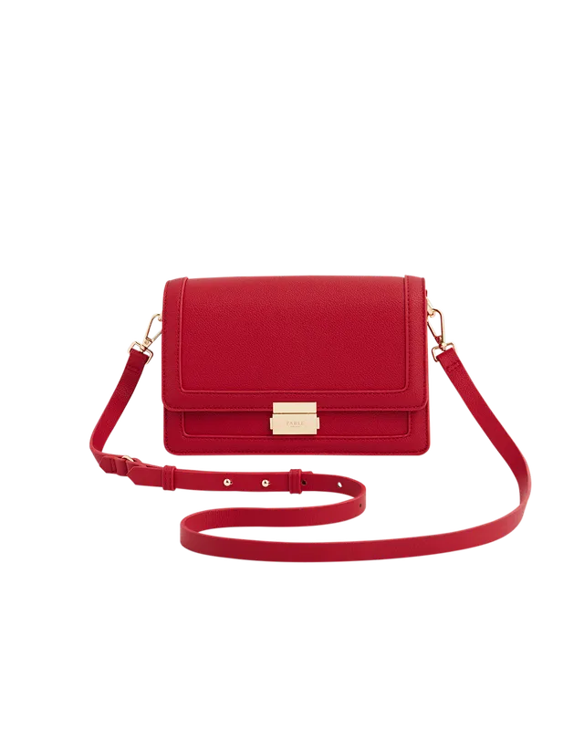 fable-england-kate-foldover-handtasche-rot-kunstleder-abend image 1