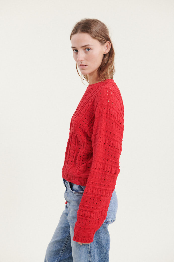 basic-apparel-winie-biaz-pullover-high-risk-red-bio image 2