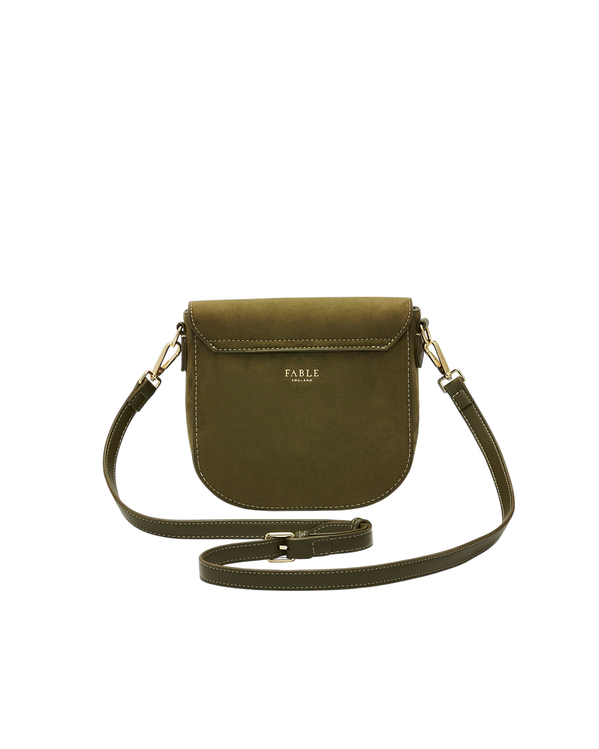 fable-england-beth-saddle-bag-khaki-faux-suede image 6