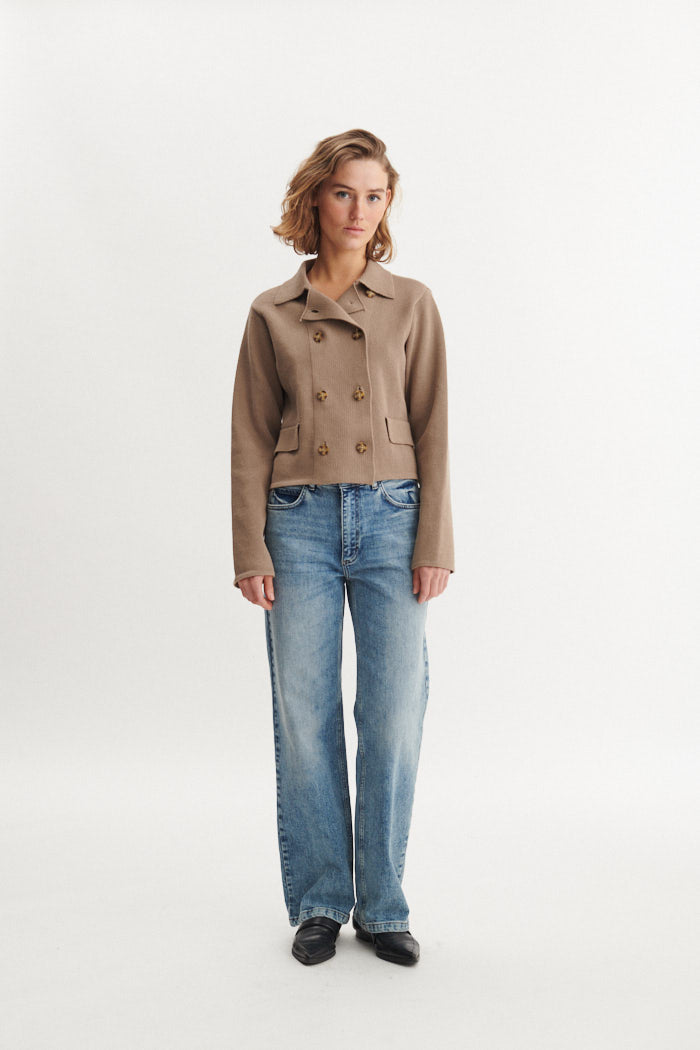 basic-apparel-mima-jacket-greige-bio-baumwolle image 4