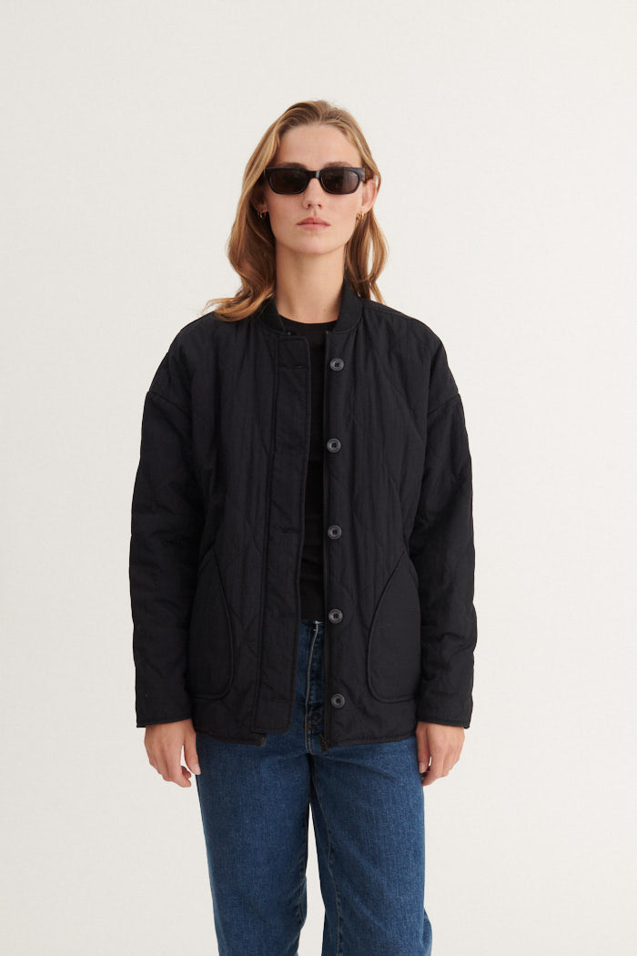 basic-apparel-ruby-loose-jacket-jacke-schwarz-wendbar image 1