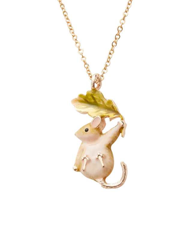fable-england-dormouse-kette-emaille-haselmaus-kurz image 1