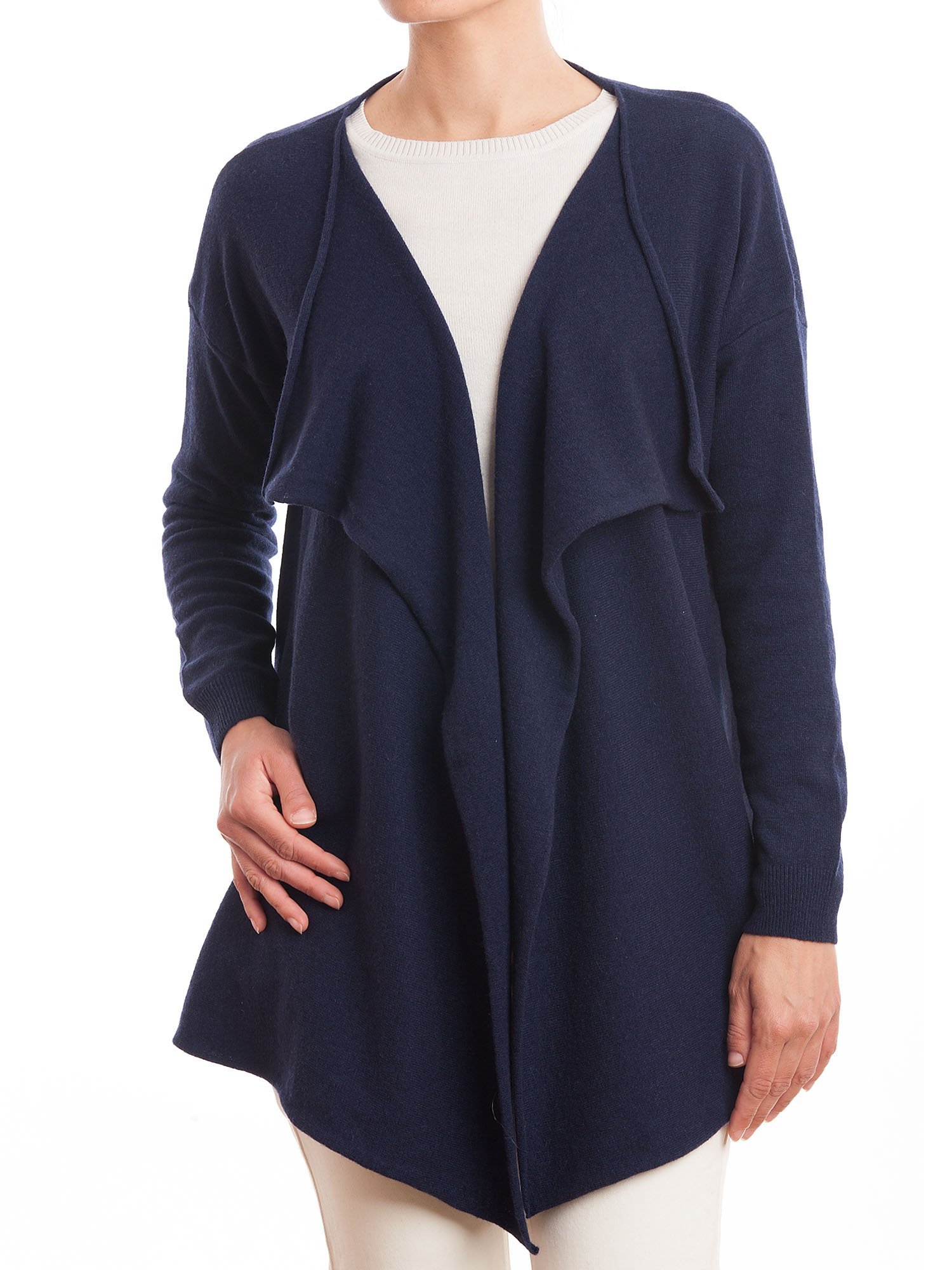 dalle-piane-cashmere-strickjacke-wei-asymmetrisch-kaschmir image 5