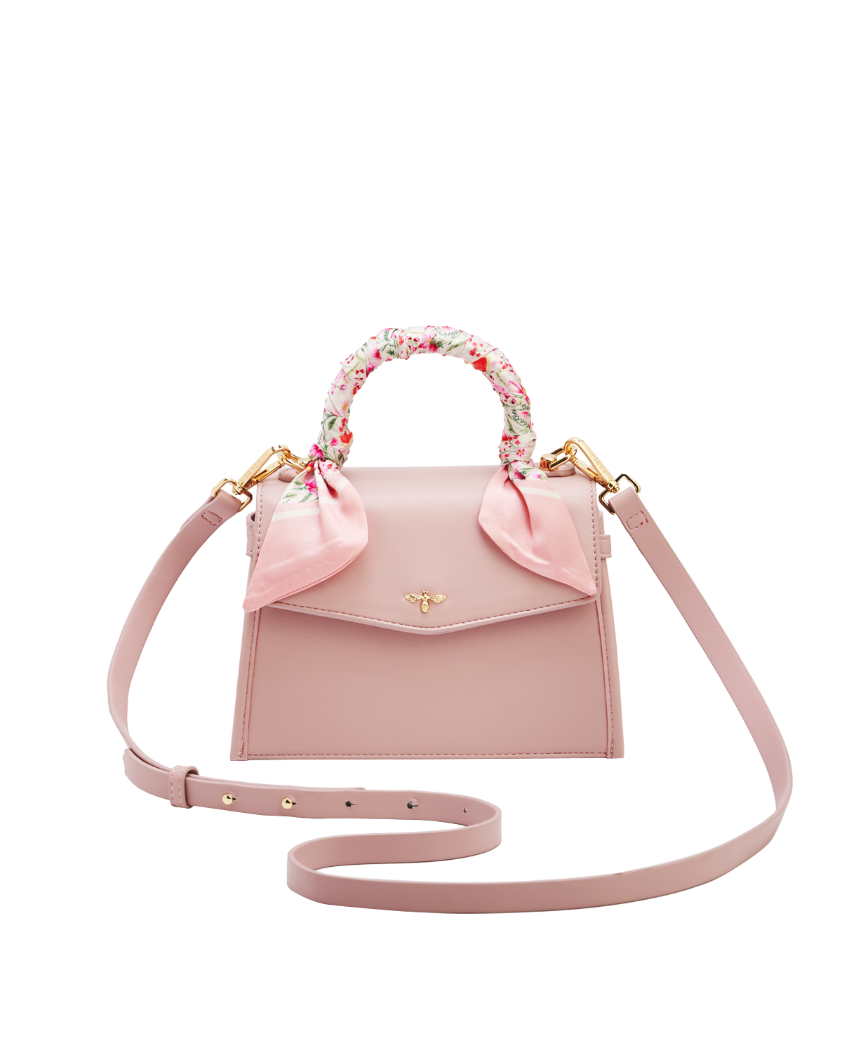 fable-england-structured-tote-tasche-rosa-klein-biene image 1