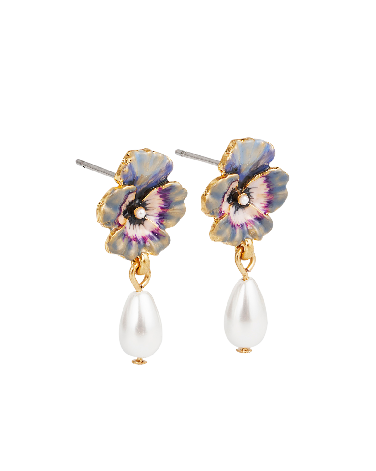 fable-england-pansy-perle-schmuckset-ohrringe-armband image 4