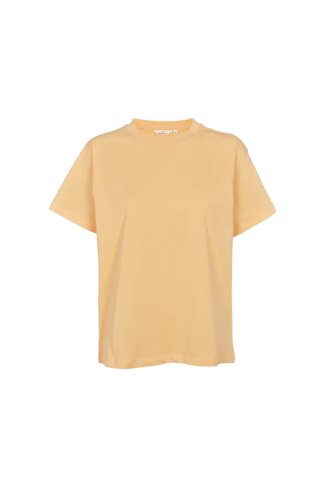 basic-apparel-rikke-tee-t-shirt-buff-orange-oversize-bio image 1