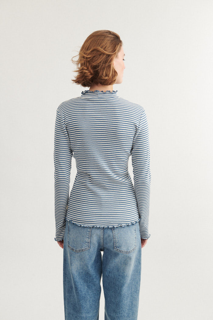 basic-apparel-silma-high-neck-shirt-copen-blue-birch image 4