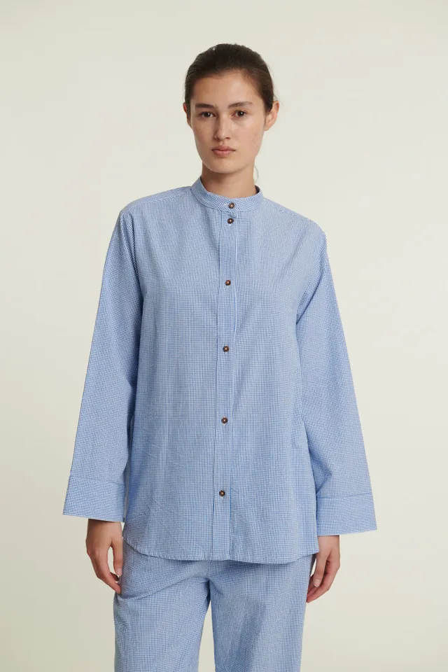 basic-apparel-rudie-shirt-hemdbluse-quiet-harbor-bio-oversize image 1