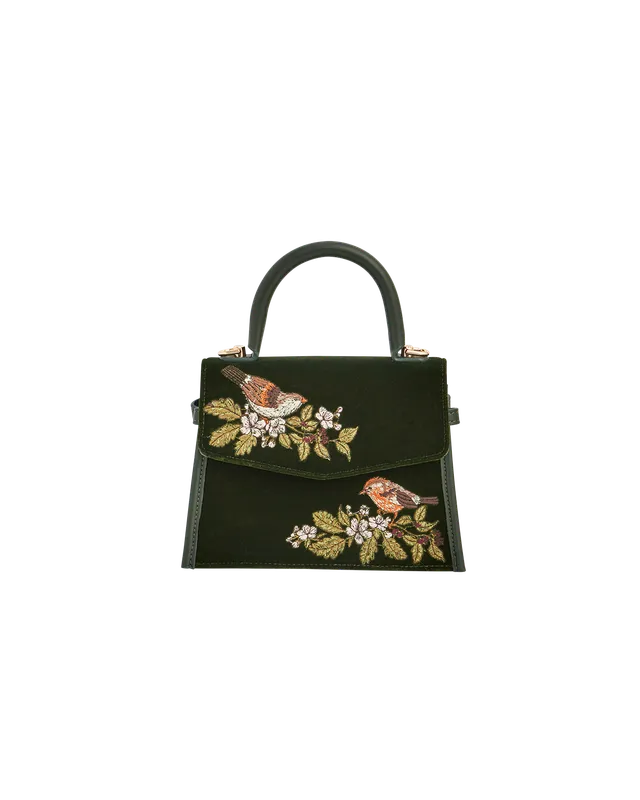 fable-england-eliza-wren-handtasche-gr-n-samt-stickerei image 1