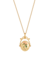fable-england-k-kalmia-spinner-halskette-gold-initial image 7