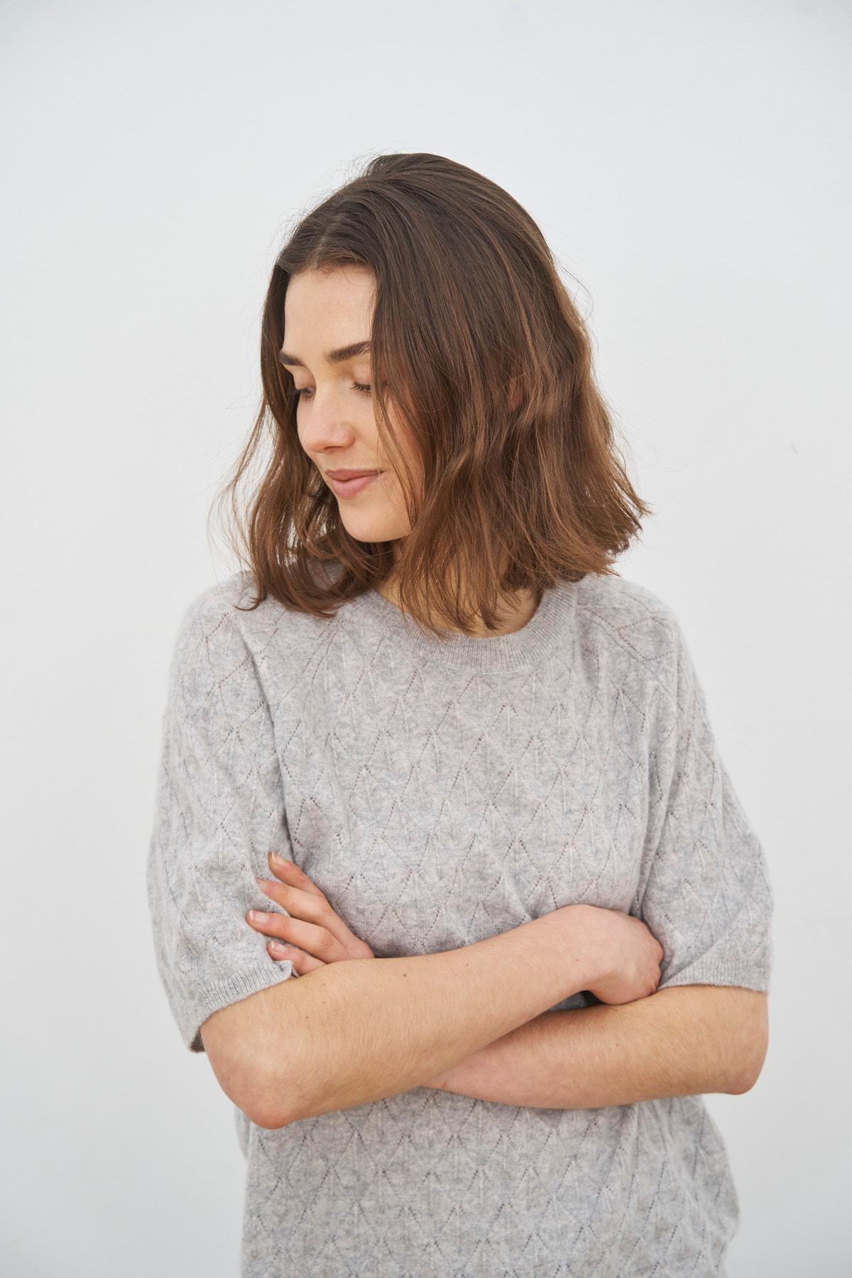 care-by-me-christine-t-shirt-kaschmir-shirt-schwarz-s image 1