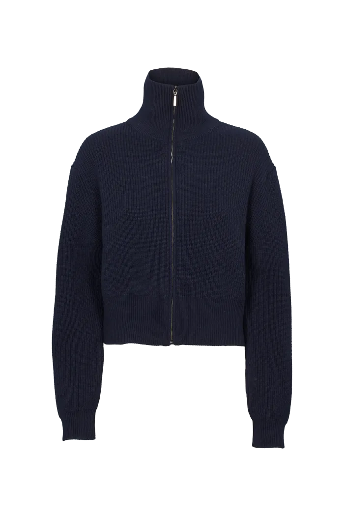 basic-apparel-cady-zip-cardigan-strickjacke-sky-captain-wolle image 1