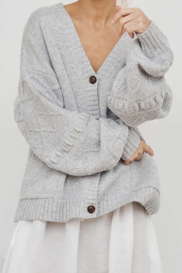 care-by-me-helena-strickjacke-wolle-schwarz image 1
