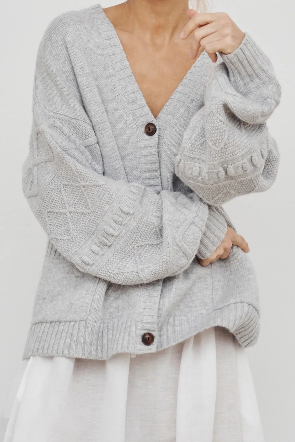 care-by-me-helena-strickjacke-wolle-schwarz image 1