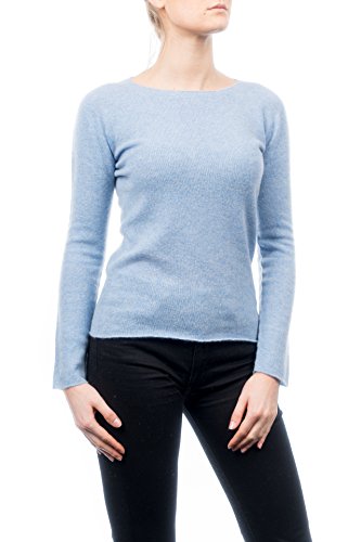 dalle-piane-cashmere-sweater-pullover-damen-himmelblau-100-kaschmir image 5