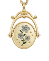 fable-england-jewellery-f-initial-halskette-gold-vergissmeinnicht image 3