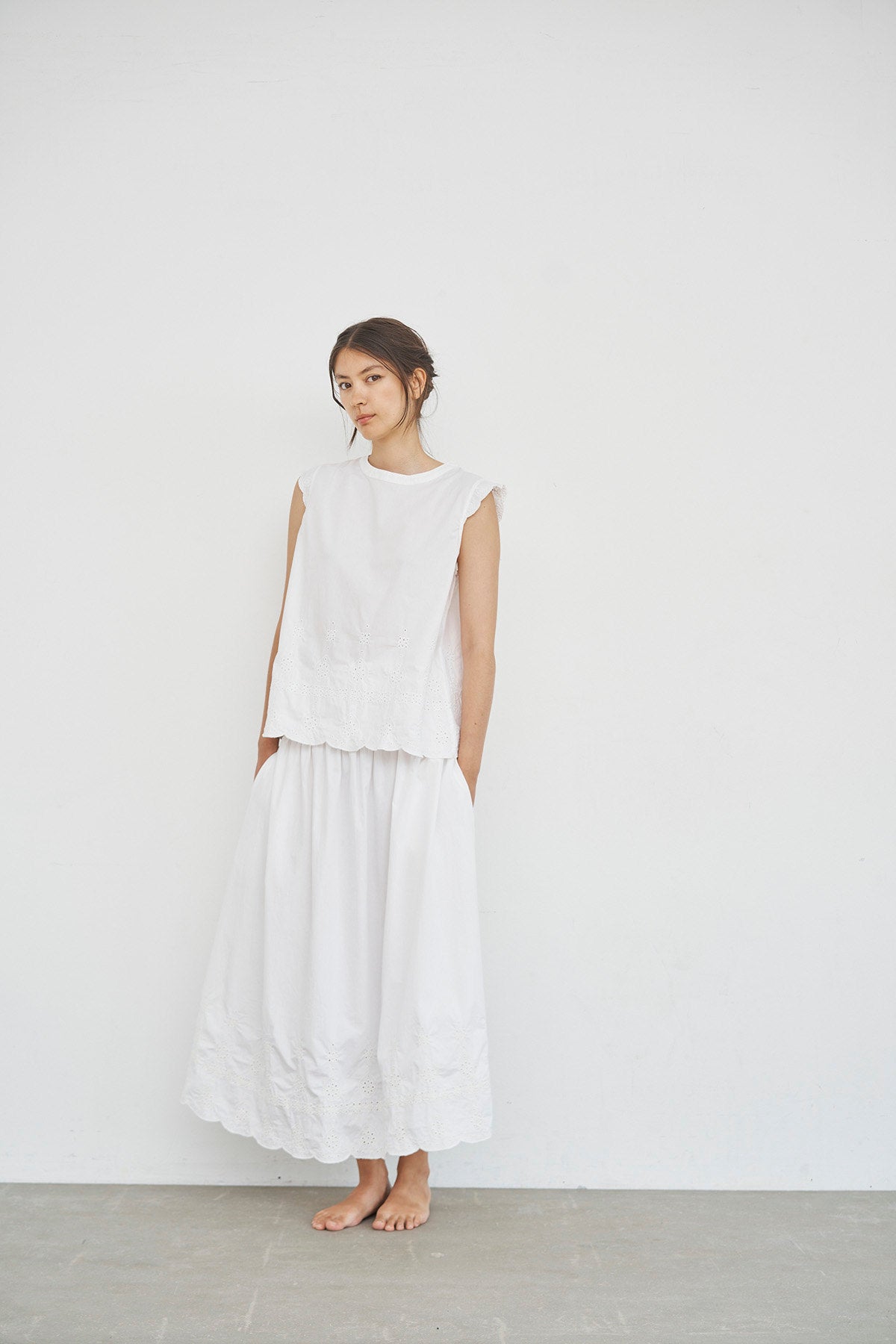care-by-me-flora-skirt-baumwollrock-wei-one-size image 2