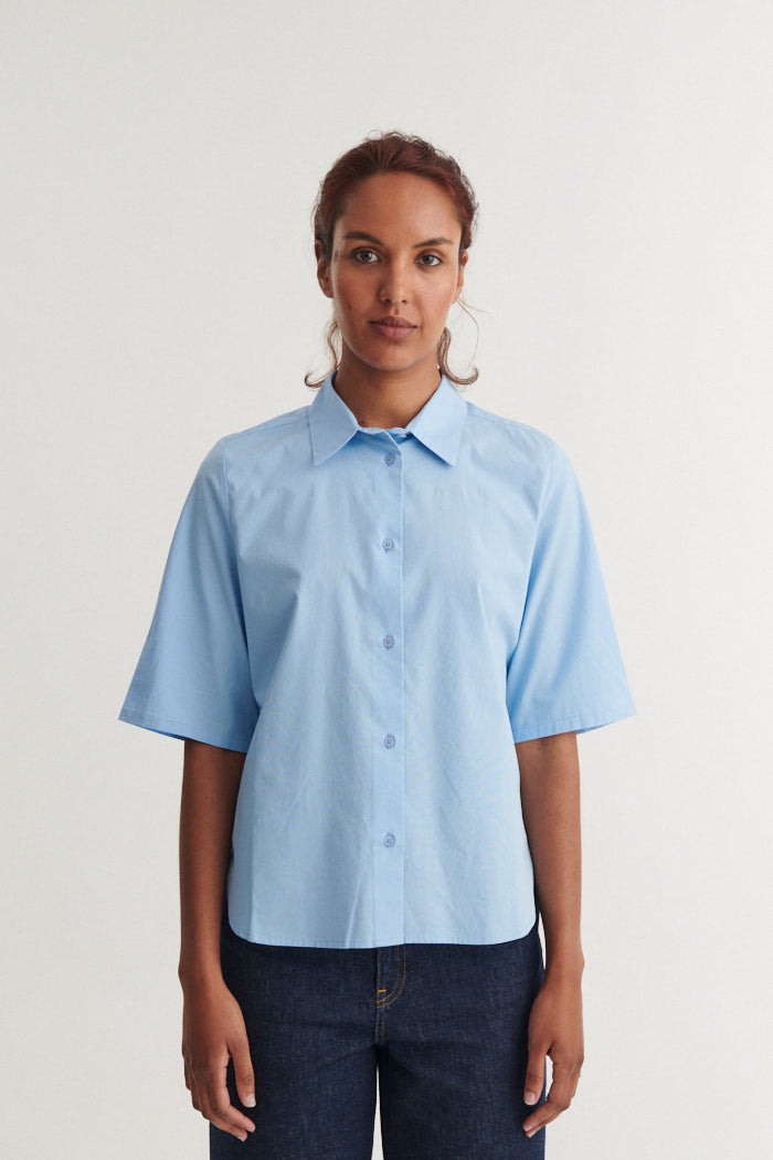 basic-apparel-silje-ba416-bluse-damen-frozen-fjord-kurzarm-bio image 1
