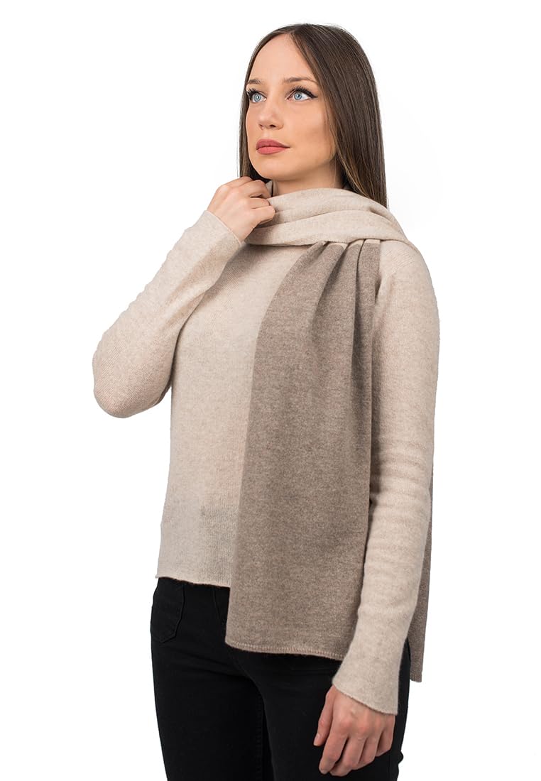 dalle-piane-cashmere-schal-zweifarbig-100-kaschmir-grau image 7