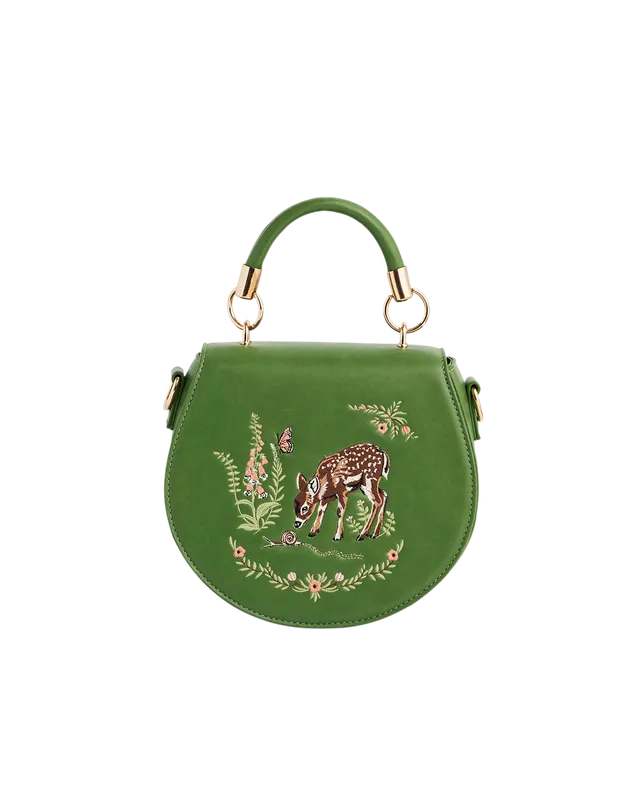 fable-england-handbags-fawn-snail-saddle-tasche-gr-n image 1