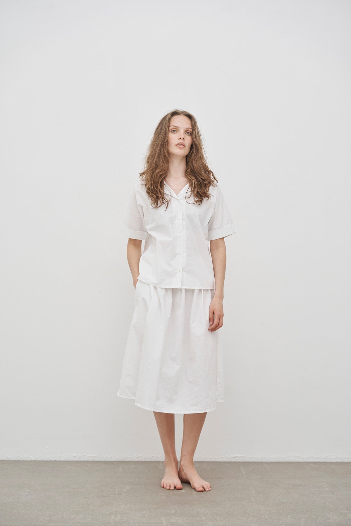 care-by-me-laura-skirt-midirock-sand-bio-baumwolle-taschen image 1