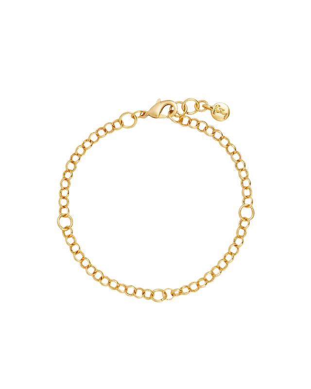 fable-england-gold-charm-chain-armband-gold image 1
