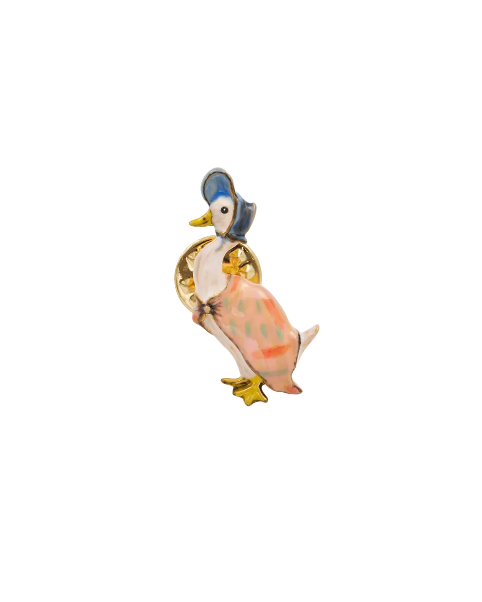 fable-england-jewellery-jemima-puddle-duck-brosche-emaille image 1