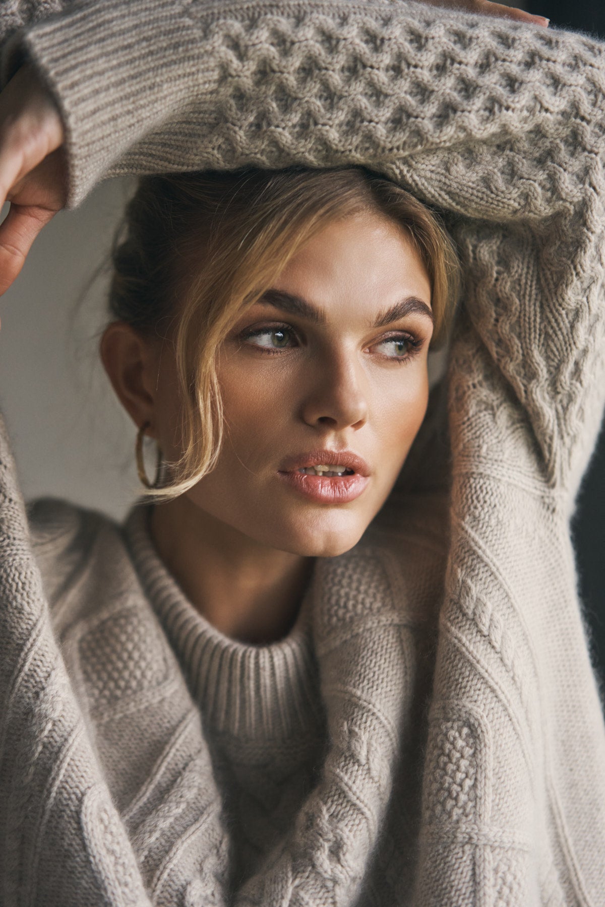 care-by-me-knit-malou-sweater-kaschmir-pullover-wheat image 3