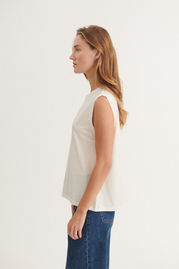 basic-apparel-jolanda-tank-top-off-white-tencel image 2