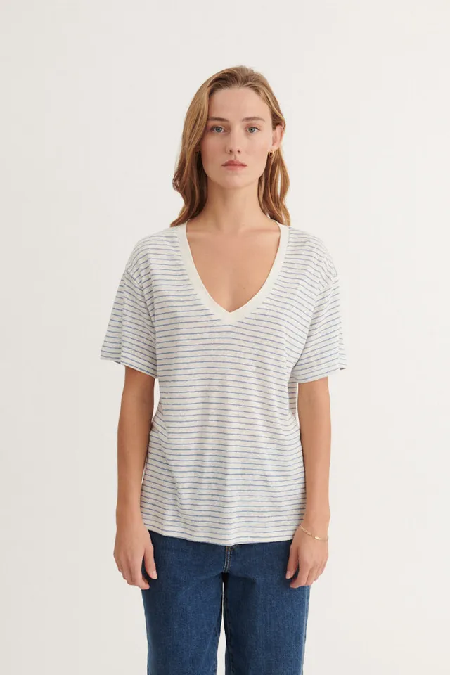 basic-apparel-ryda-ba123-11-t-shirt-quiet-harbor-leinen image 1
