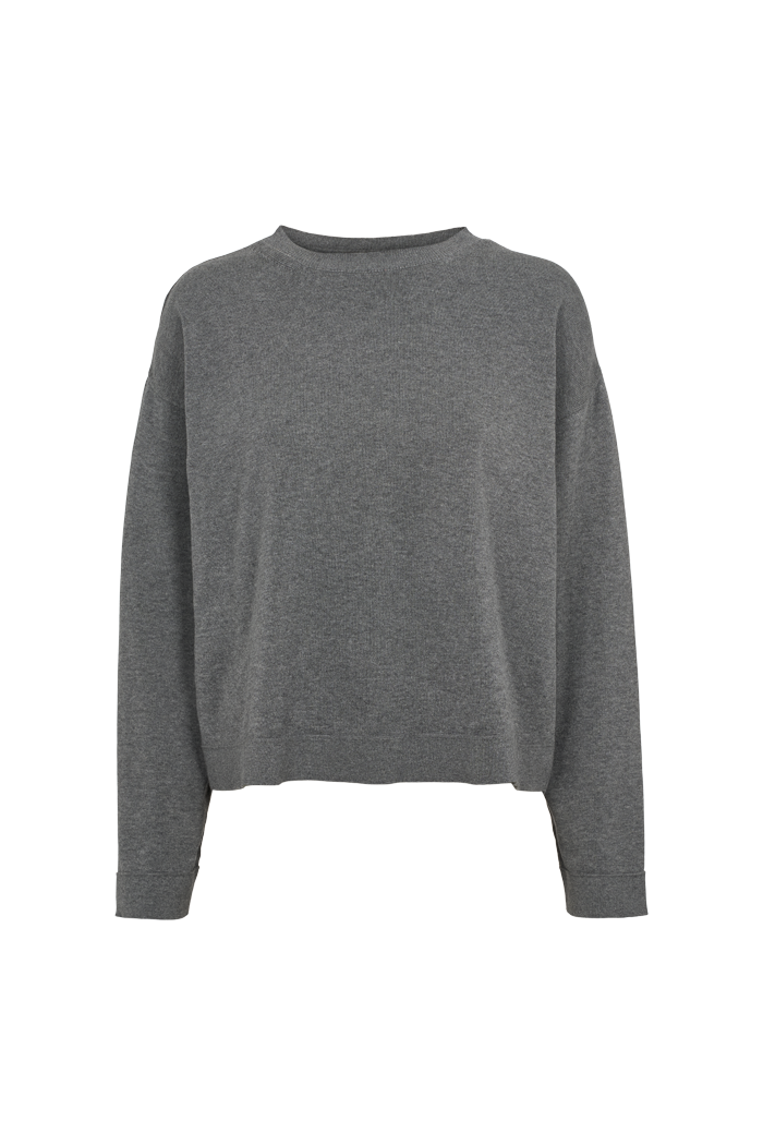 basic-apparel-kari-o-neck-pullover-grau-bio-baumwolle-oversize image 5