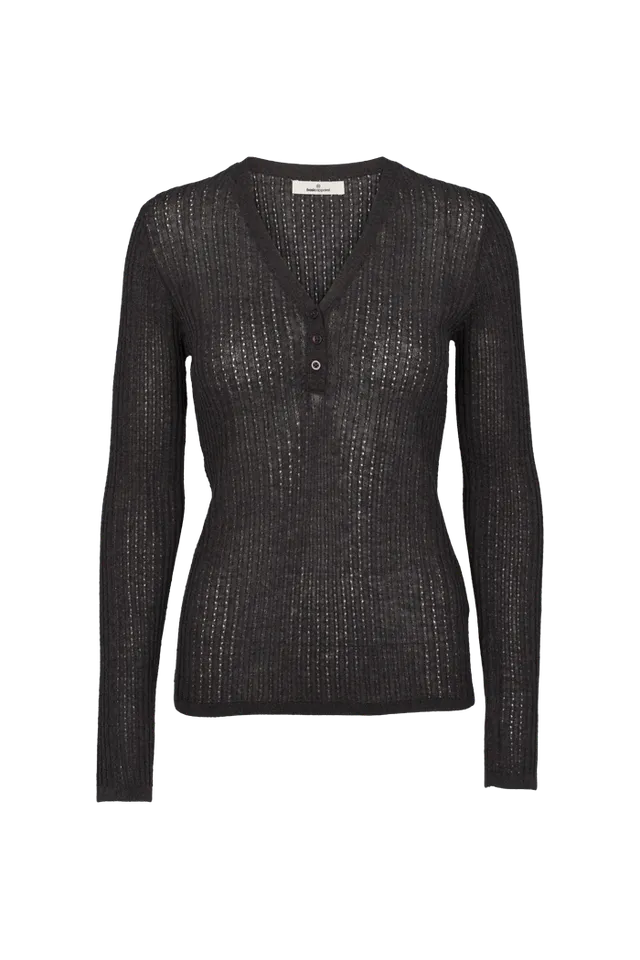 basic-apparel-adi-ls-v-neck-stricktop-dunkelgrau-wolle image 1