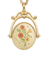 fable-england-n-initial-nasturtium-gold-spinner-halskette image 3