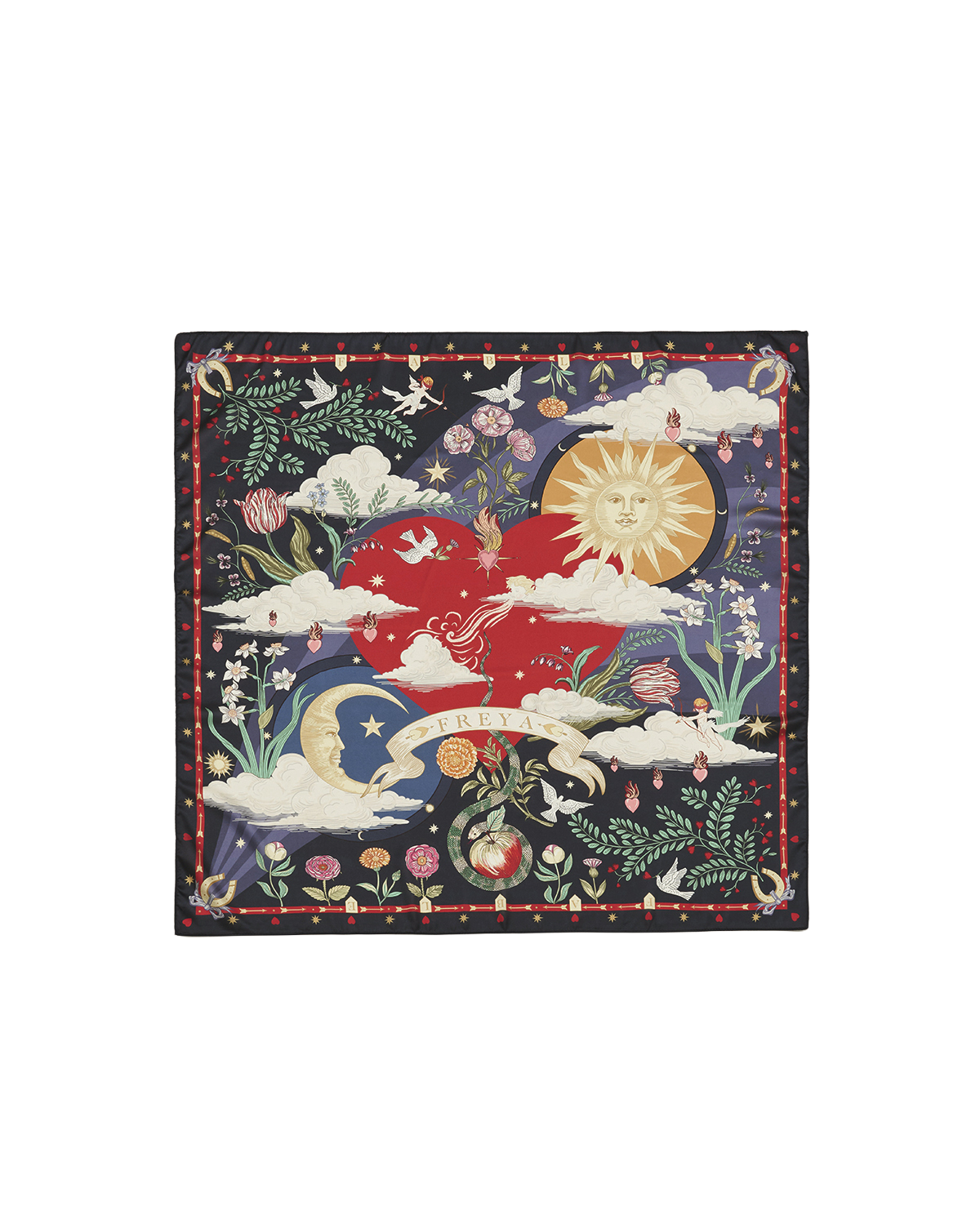 fable-england-freya-s-heart-tuch-navy-quadratisch image 1