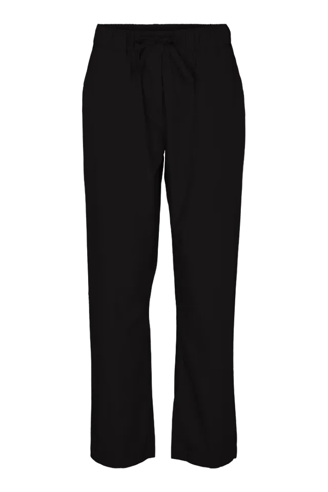 basic-apparel-vilde-hose-black-bio-baumwolle image 1