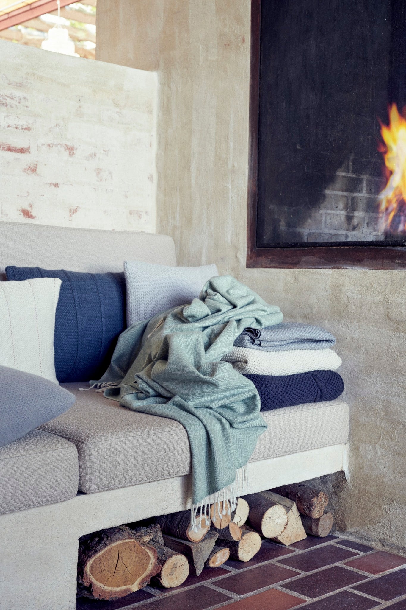 care-by-me-interior-herringbone-throw-plaid-130x180-kaschmir image 8