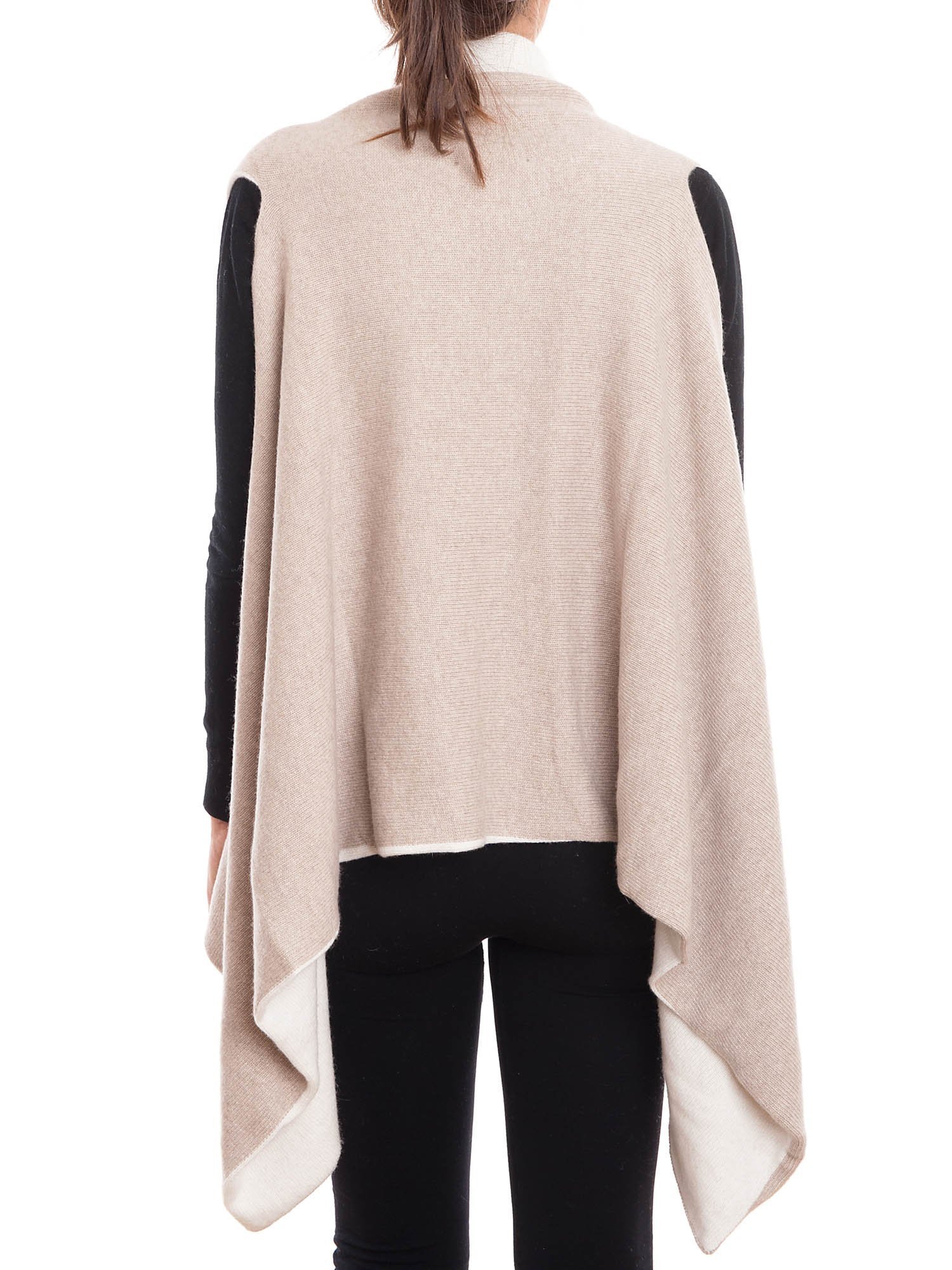 dalle-piane-cashmere-cape-bicolor-beige-creme-kaschmir image 4