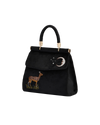 fable-england-deer-moon-tote-shopper-schwarz-samt image 5