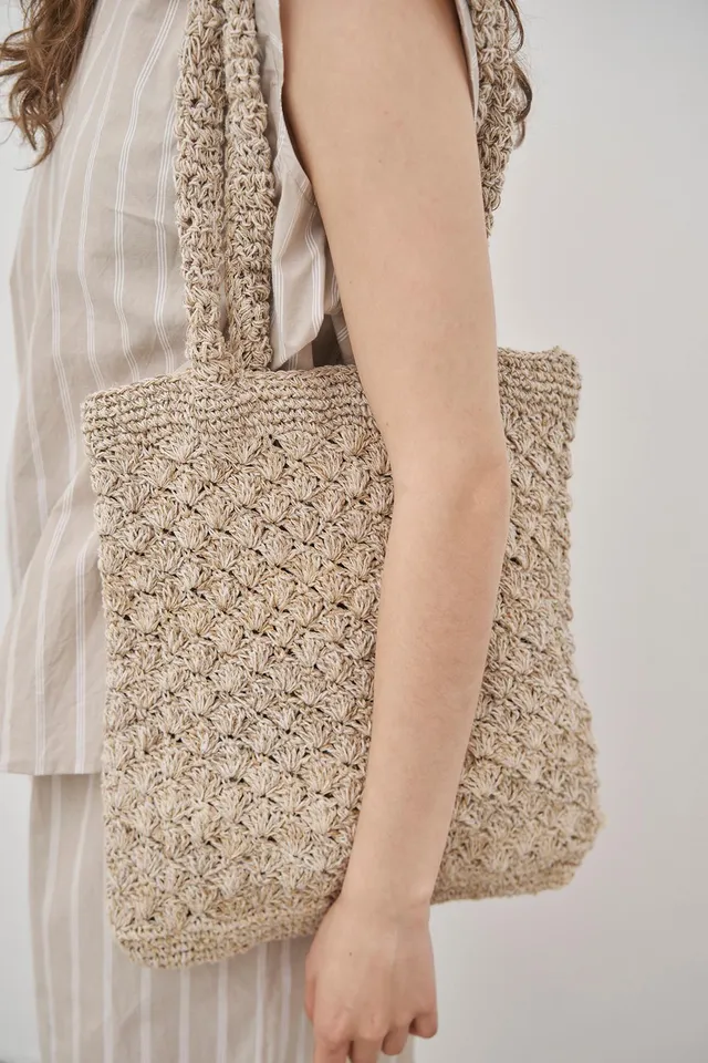 care-by-me-beach-tote-bag-strandtasche-nature-muschel-hanf image 1
