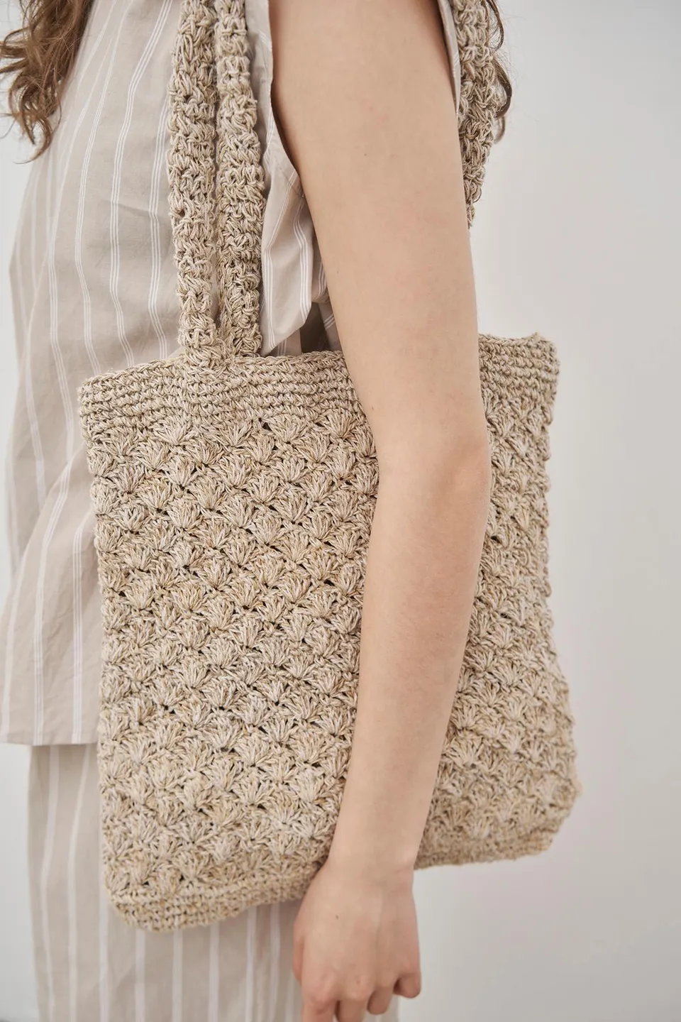 care-by-me-beach-tote-bag-strandtasche-nature-muschel-hanf image 1